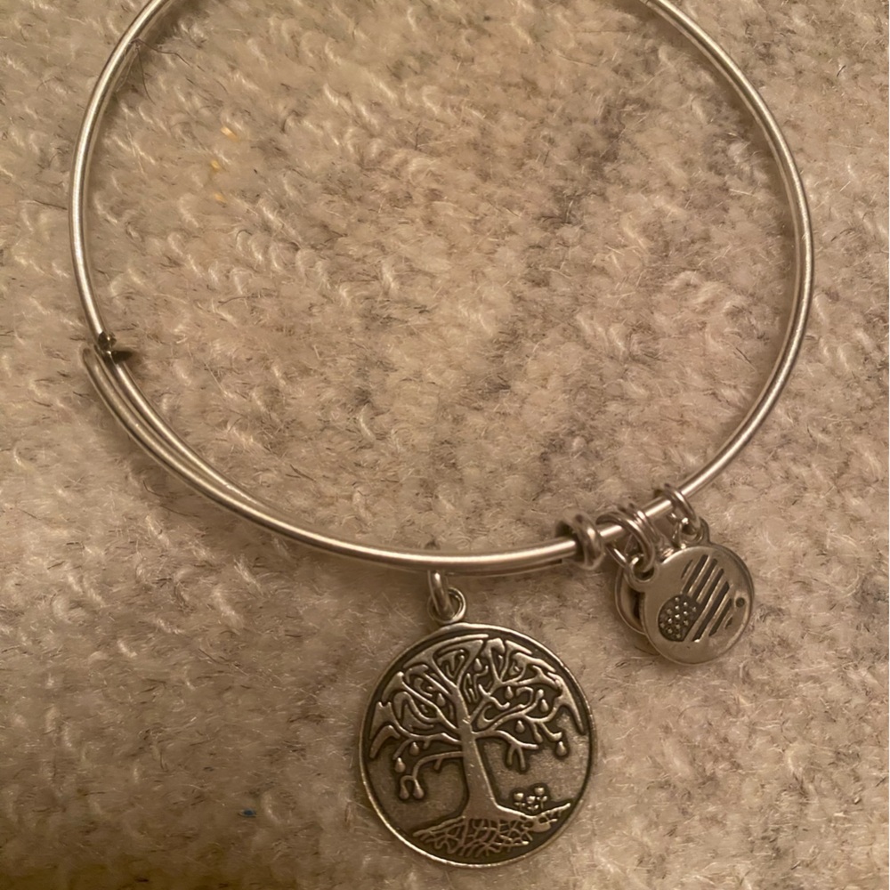 Alex and Ani Silver Tree of Life Bangle